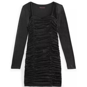 With Jules Big Girls Ruched Sleeveless Dress & Shrug Set XL